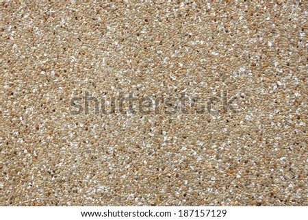 Texture of washed sand floor.