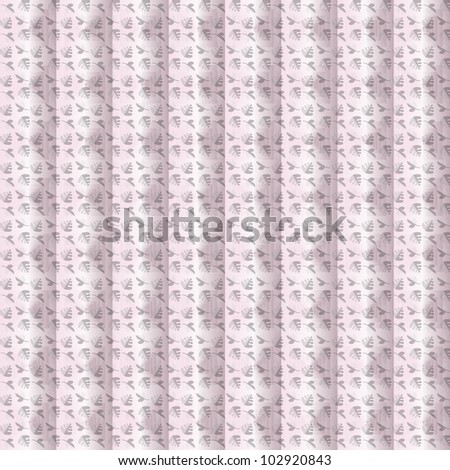Seamless decorative wallpaper consisting of leaves