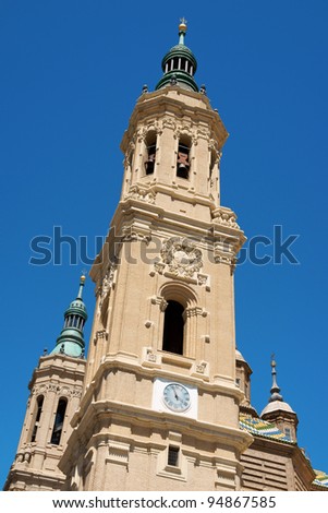 Basilica-Cathedral of Our Lady of the Pillar in Zaragoza is supposed to be the first dedicated to Holy Mary. The first church on this site was Romanesque.