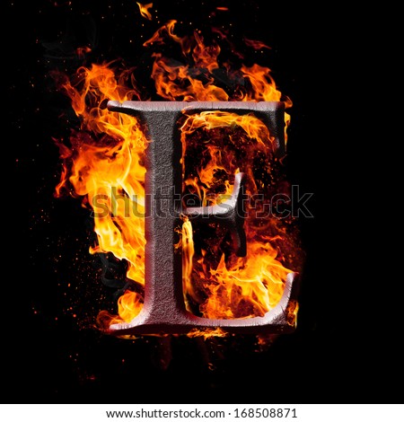 Letters And Symbols In Fire Letter E 168508871 Letters And Symbols In Fire Letter E 168508871