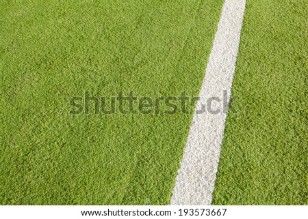 White line astro Football Pitch