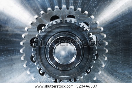 computerized cogwheels and gear parts, titanium aerospace industry