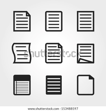 note paper icons