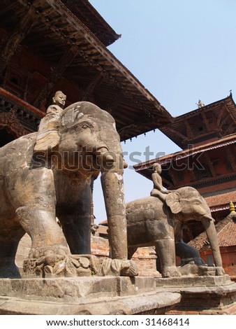 Travel destination scenics in Patan, Nepal