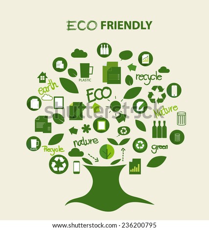 Royalty Free Vector Ecology Concept Round Design 121767160 Stock Photo Avopix Com Ecology Green Icons Tree With Logo Vector Stock Vector Image 51156431