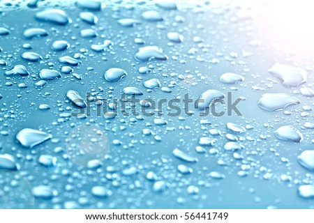 Drops Of Water On Floor Stock Photo 56441749 : Shutterstock