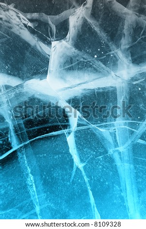 Abstract frozen ice background