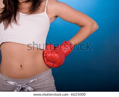 Boxing pose.