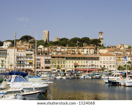 Typical View Of The City Of Cannes, French Riviera, Cote D'Azure: The ...