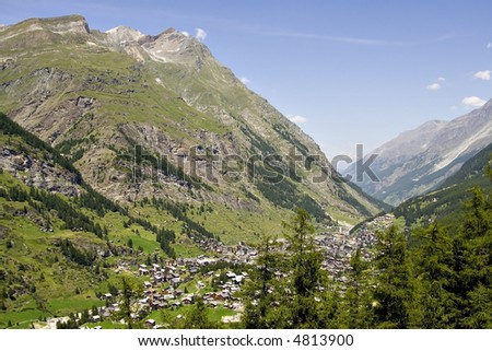 View of Zermatt valley [Switzerland]