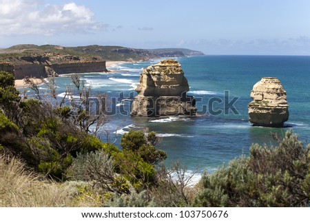view from the great ocean road Australia