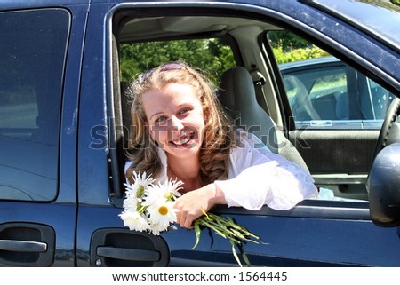 bride going to church
