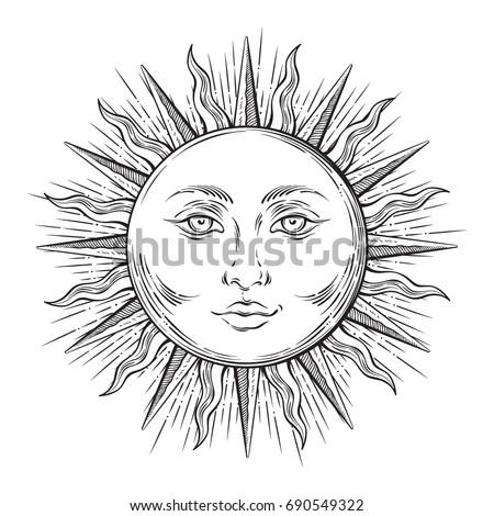 Black and white sun | 128 Free vector graphic images | Free-Vectors