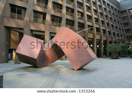 Modern sculpture in Melbourne