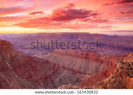 Beautiful Landscape of Grand Canyon from Desert View Point