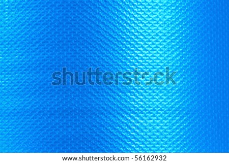 Blue Plastic texture for background (close up)