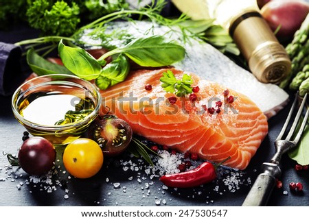 Similar – Image, Stock Photo Delicious portions of dinner on table