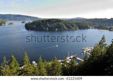 top view of Deep Cove
