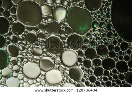 Oil Drops on a water surface