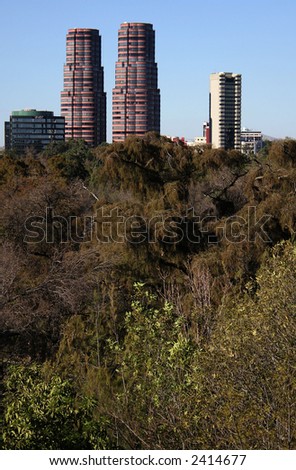 Gandhi Towers, apartment buildings at Mexico City