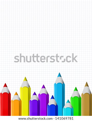Color pencil background