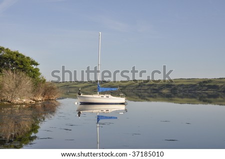 nice boat in water