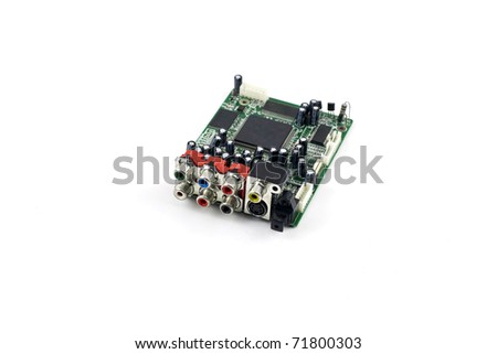 circuit boards from DVD player