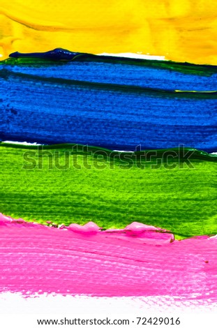 Hand paint color brush texture