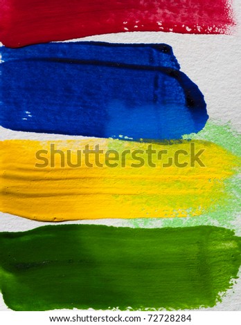Hand paint color brush texture