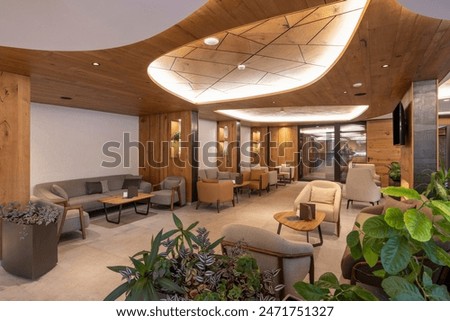 Similar – Image, Stock Photo Architecture interior of a old vintage bathroom with brown tiles, Antique design, interior house concept