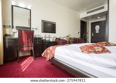 NOVI SAD/SERBIA -  03/11/2015: BEST WESTERN Prezident Hotel in Novi Sad. The hotel has a capacity of 41 rooms and suites (accommodation capacity of 100 people).