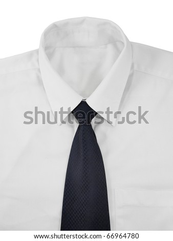 White Shirt And Black Tie Stock Photo 66964780 : Shutterstock