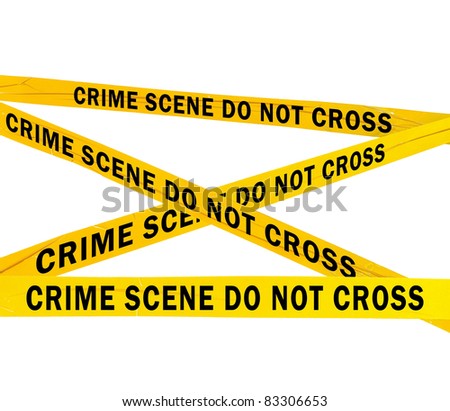 Yellow Crime Scene Barrier Tape Stock Photo 83306653 : Shutterstock