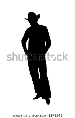 Silhouette Cowboy Stock Photo 1171241 : Shutterstock