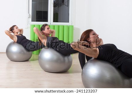 yoga ball exercise