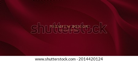 Premium background design with diagonal line pattern in maroon colour. Vector horizontal template for digital lux business banner, formal invitation, luxury voucher, prestigious gift certificate ストックフォト © 