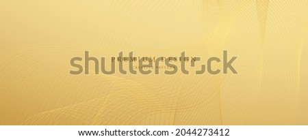 Premium background design with diagonal line pattern in gold colour. Vector horizontal template for digital business banner, formal invitation backdrop, luxury voucher, prestigious gift certificate