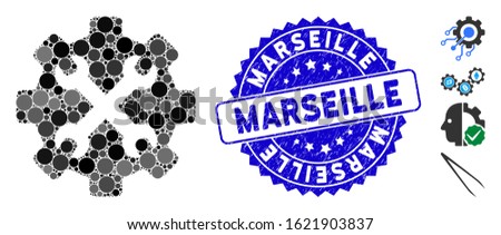 Image, Stock Photo Marseille / control center in the apartment