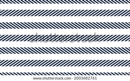 Are these lines parallel and horizontal, yes they are. Classic optical illusion made as seamless pattern, vector design image.