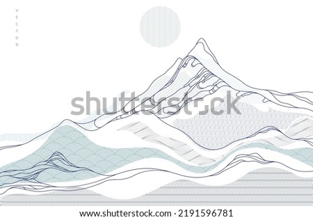 Similar – Image, Stock Photo Scenic mountain mountain