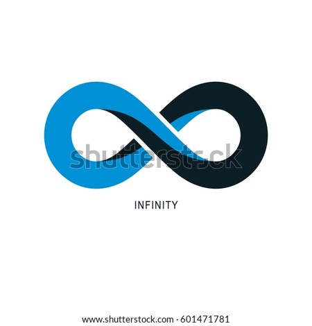 Infinity Loop conceptual logo, vector special sign.