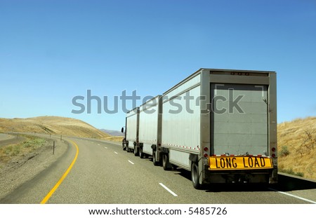 Similar – Image, Stock Photo Truck is going, passing over building site