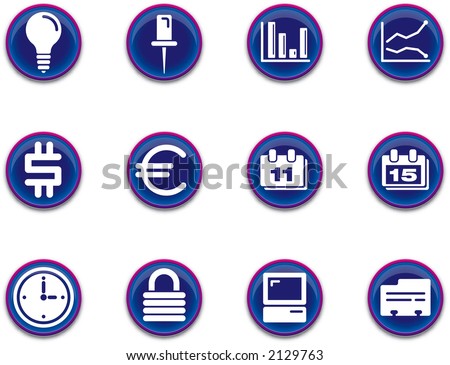 a set of business/office themed icons