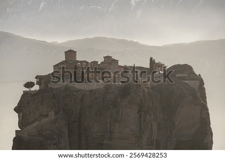 Similar – Foto Bild Kloster in Meteora, fotografiert durch ein Autofenster