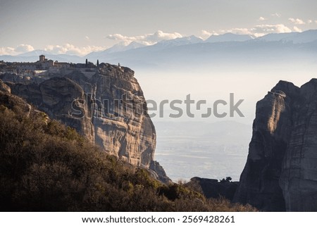 Similar – Foto Bild Kloster in Meteora, fotografiert durch ein Autofenster