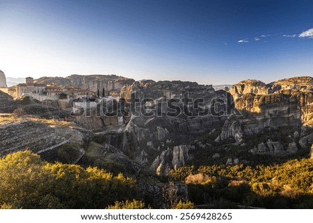 Similar – Foto Bild Kloster in Meteora, fotografiert durch ein Autofenster