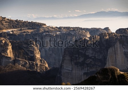 Similar – Foto Bild Kloster in Meteora, fotografiert durch ein Autofenster