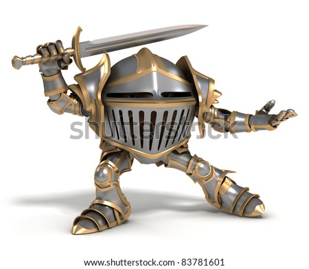 Attacking Knight Stock Photo 83781601 : Shutterstock