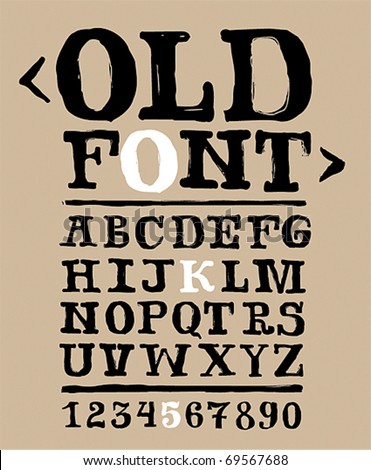 old style font