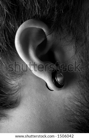 close up of an ear